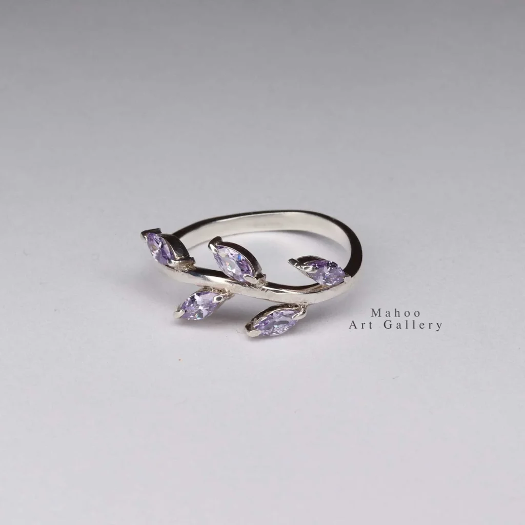 انگشتر نقره رقص گندم