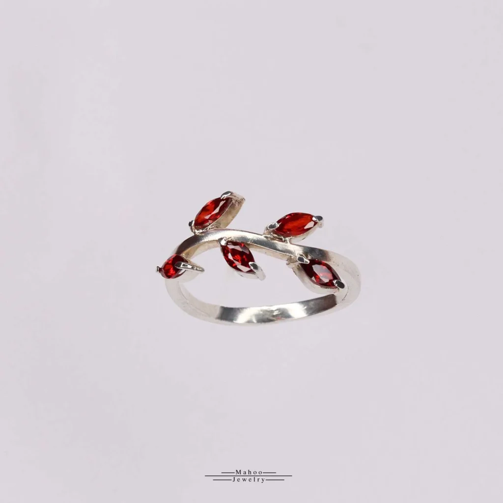 انگشتر نقره رقص گندم