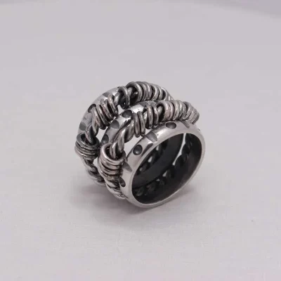 انگشتر نقره انعکاس R0150