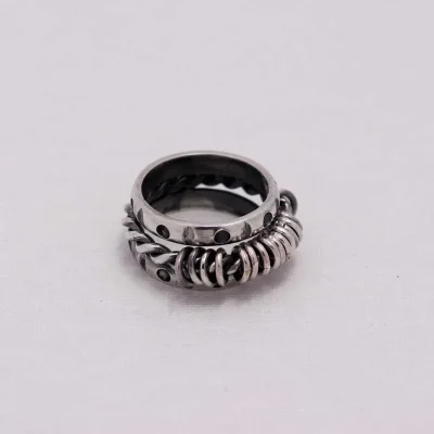 انگشتر نقره انعکاس R0155