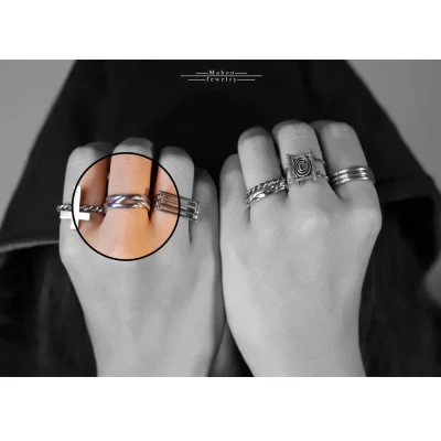 انگشتر نقره R0165