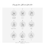 گردنبند با پلاک دایره و حک دست