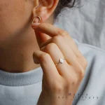 انگشتر نقره مینیمال R0175
