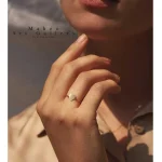 انگشتر نقره مینیمال R0176