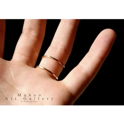 انگشتر نقره مینیمال R0180
