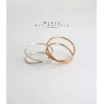 انگشتر نقره مینیمال R0145