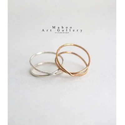 انگشتر نقره مینیمال R0145