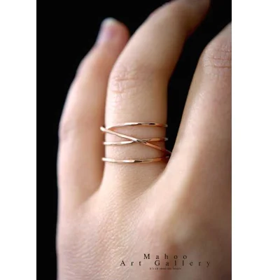 انگشتر نقره مینیمال R0147