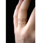 انگشتر نقره مینیمال R0147