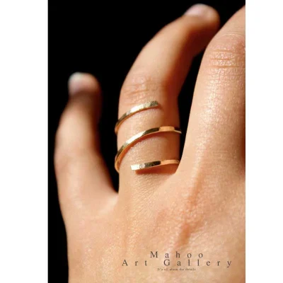 انگشتر نقره مینیمال R0180