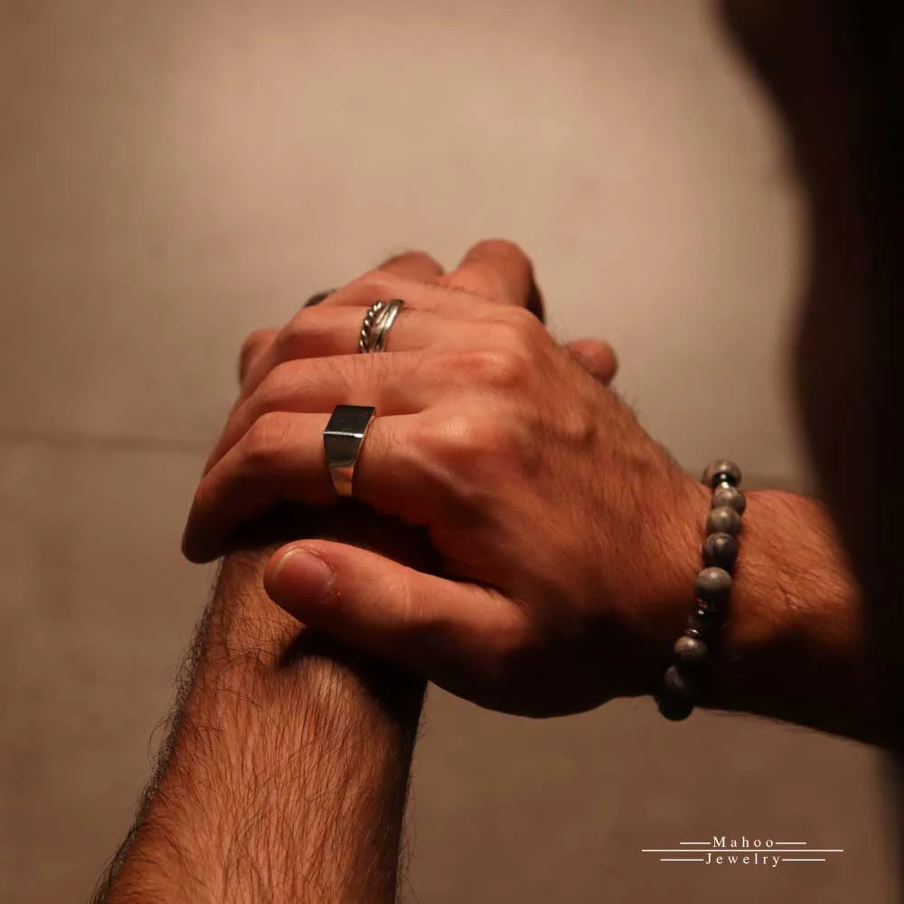 انگشتر نقره R0188 مردانه