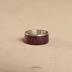 انگشتر نقره و چوب پرپل هارت