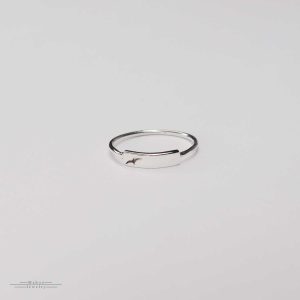 انگشتر نقره مینیمال