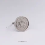 انگشتر نقره سکه 1 ریالی