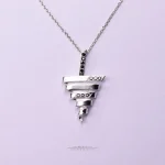 گردنبند نقره زلف 2