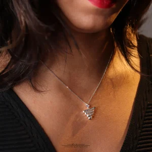 گردنبند نقره زلف