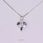 گردنبند نقره اطلس مینیمال با نگین نانو - تصویر 7