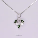 گردنبند نقره اطلس مینیمال با نگین نانو - تصویر 8