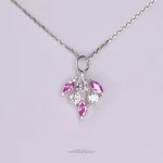 گردنبند نقره اطلس مینیمال با نگین نانو - تصویر 10