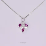 گردنبند نقره اطلس مینیمال با نگین نانو - تصویر 13