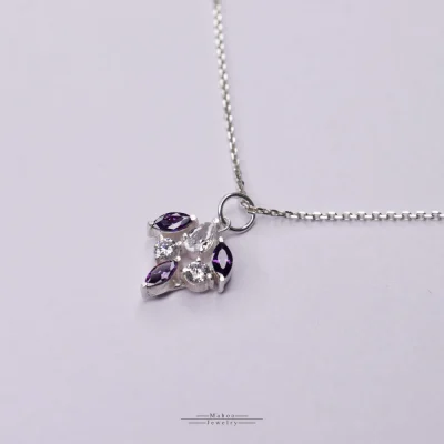 گردنبند نقره اطلس