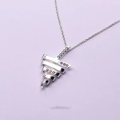 گردنبند نقره زلف 2
