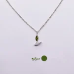 گردنبند نقره مینیمال شاپرک - تصویر 7