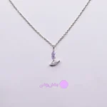 گردنبند نقره مینیمال شاپرک - تصویر 5