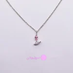 گردنبند نقره مینیمال شاپرک - تصویر 10