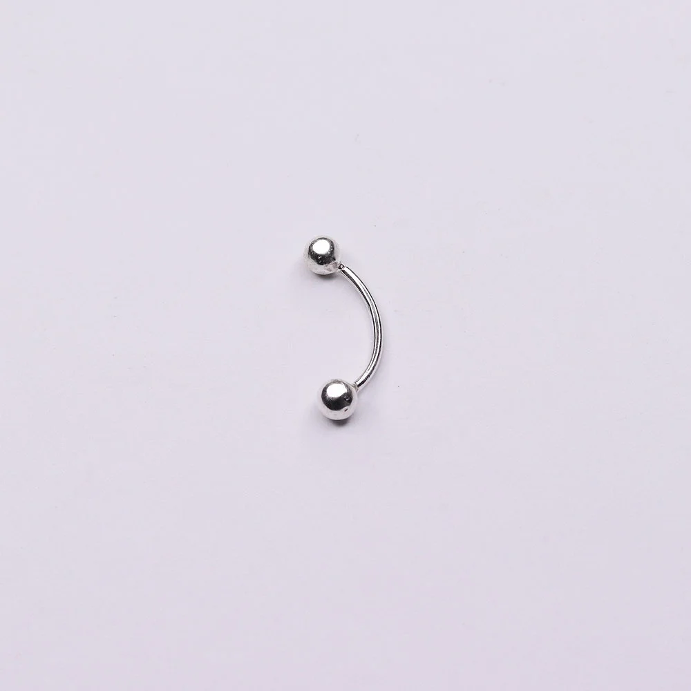 پیرسینگ-نقره-ناف-جفت-گوی-p0110-1 پیرسینگ نقره ناف جفت گوی - تصویر 1