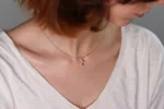 گردنبند نقره مینیمال ساناز - تصویر 4